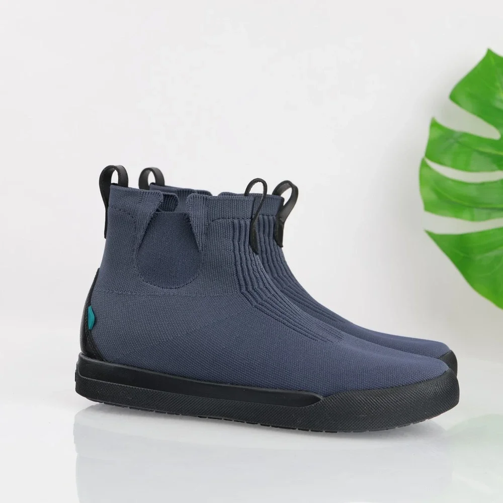 Vessi Womens Weekend Chelsea Sneakers Boots Size 9 Waterproof Blue Shoes Booties